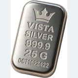 شمش ۲۵ گرم ویستا | VISTA عیار 99.99